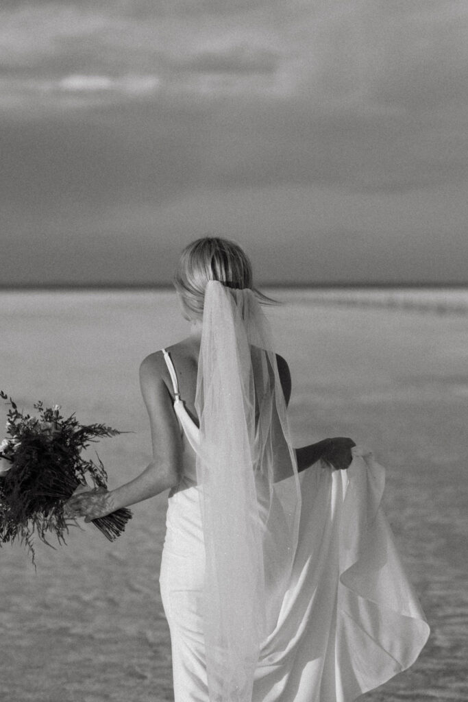 Bride on Salt Flats